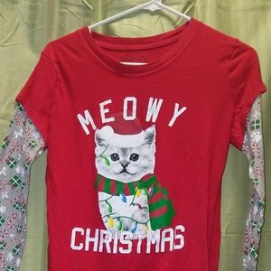 Meowy Christmas Shirt